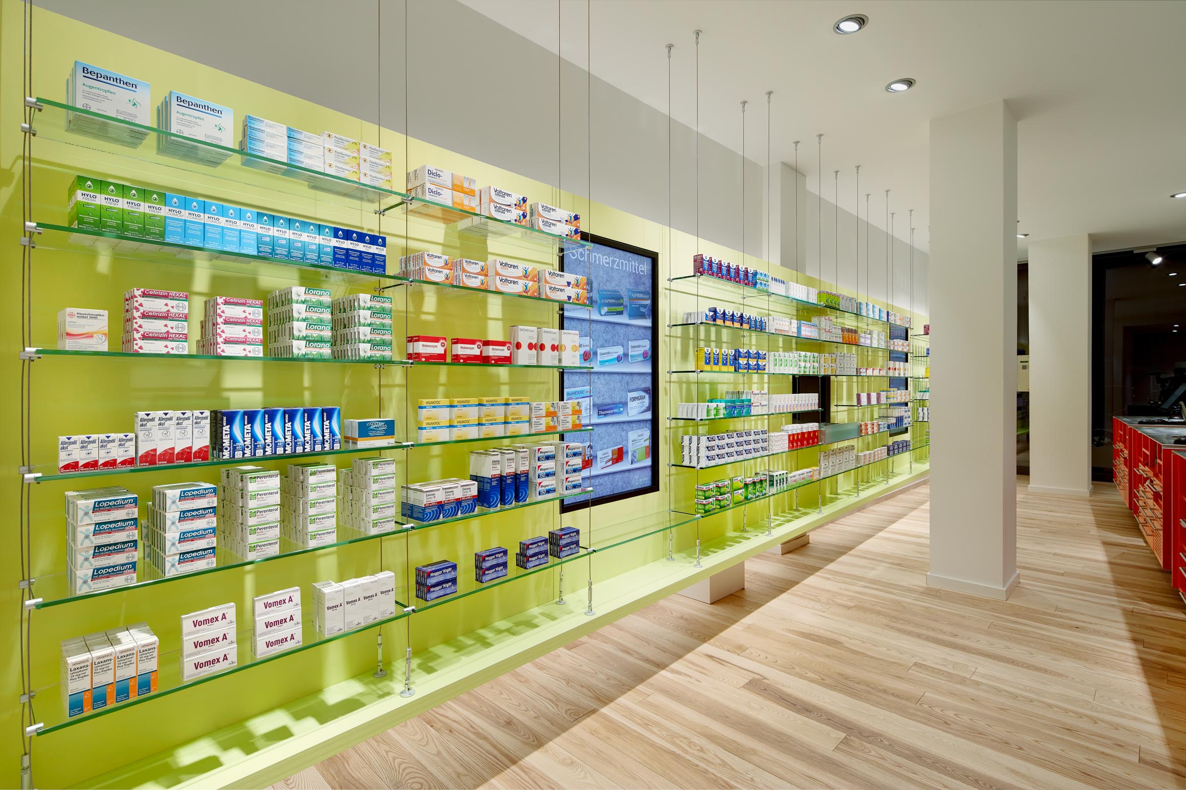 Stadt-Apotheke Köln, digitale Sichtwahl