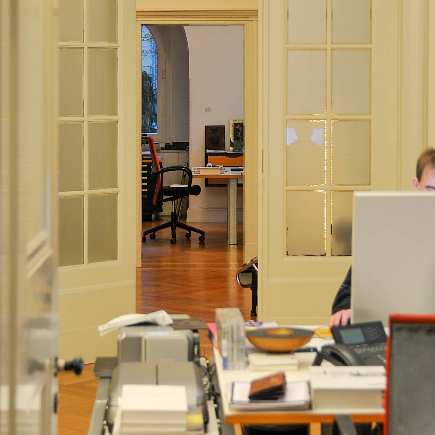 Blick in das Büro