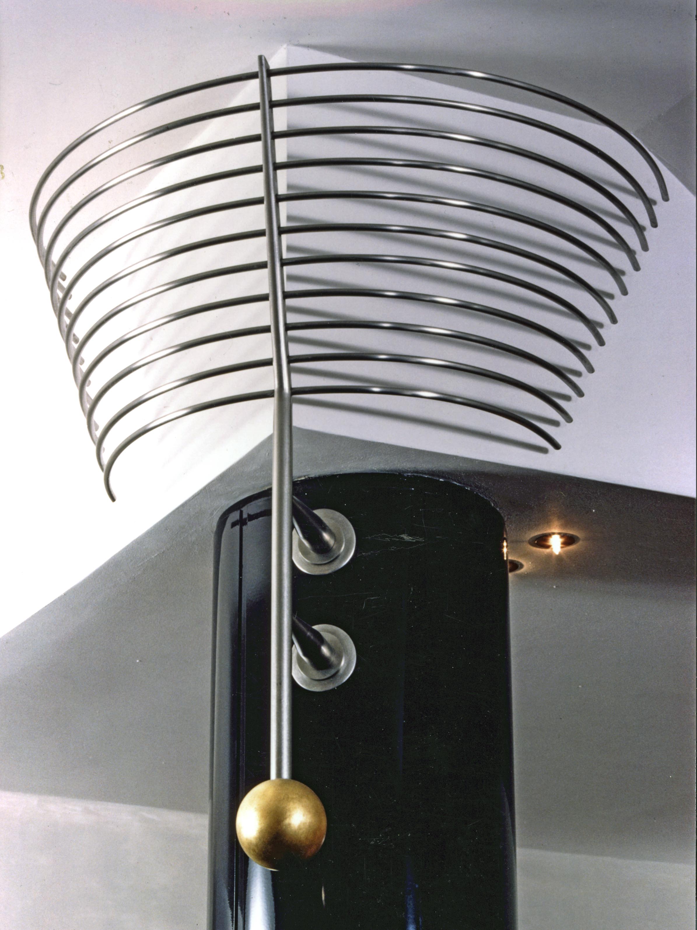 Design detail of a capital in the Giessmann watch shop